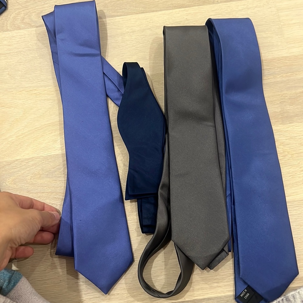 Bundle on 3 Michael Kors ties and one bow tie